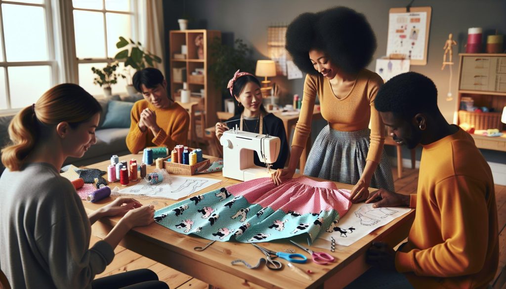 How to Sew a Poodle Skirt: Pattern & Fabric Instructions