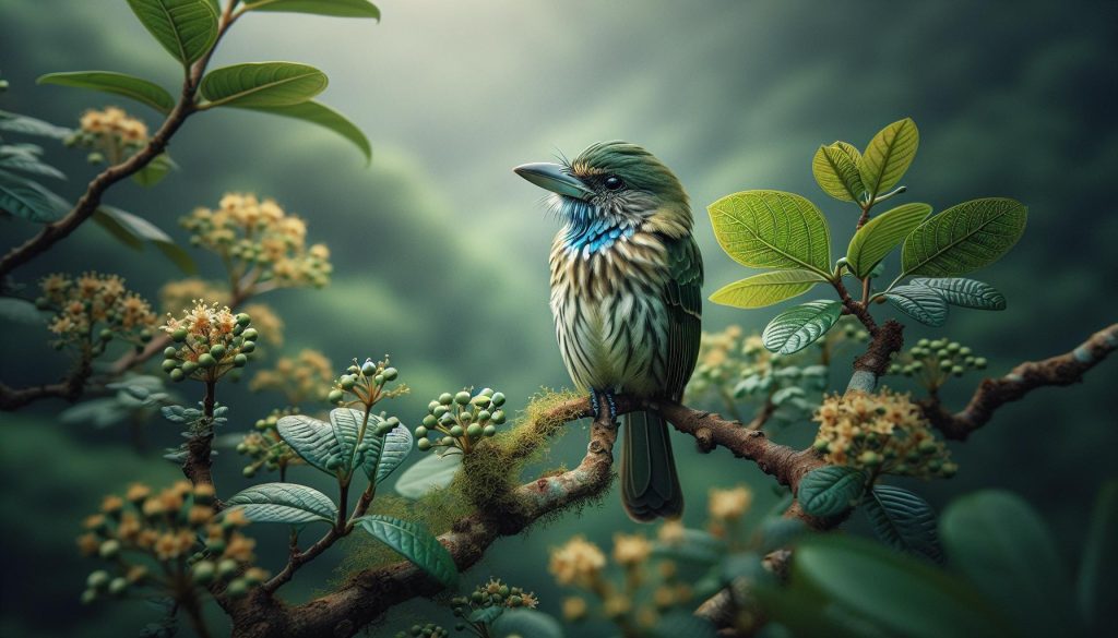 A Barbet Himalayan Blue Throated Bird: Habitat and Behavior Guide
