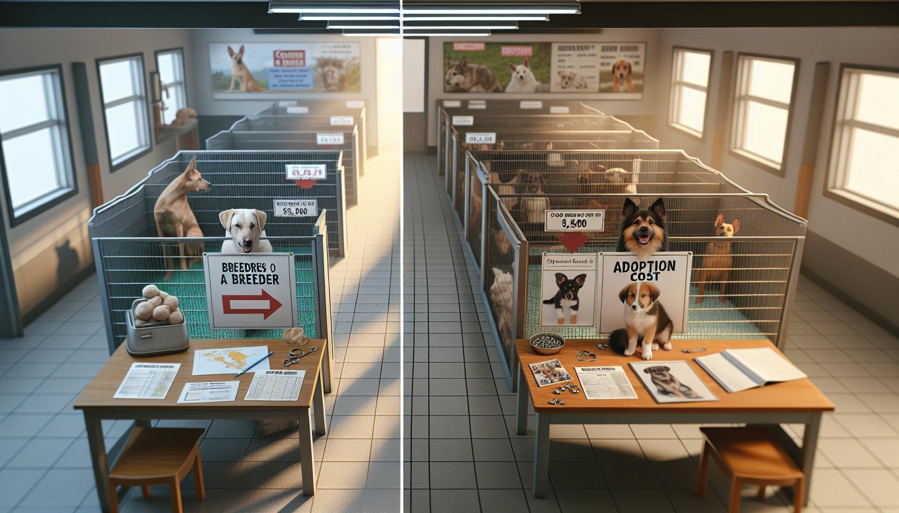 Breeder vs. Adoption Costs: What to Expect