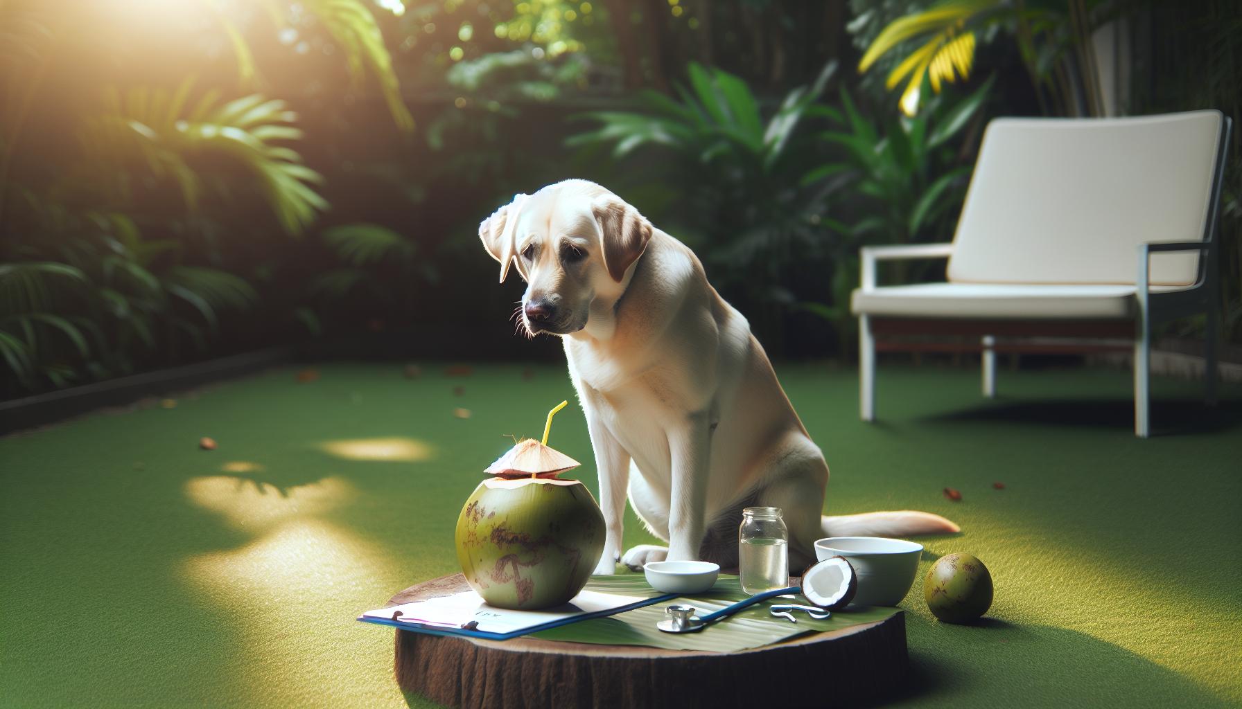 Can Dogs Safely Drink Coconut Water?
