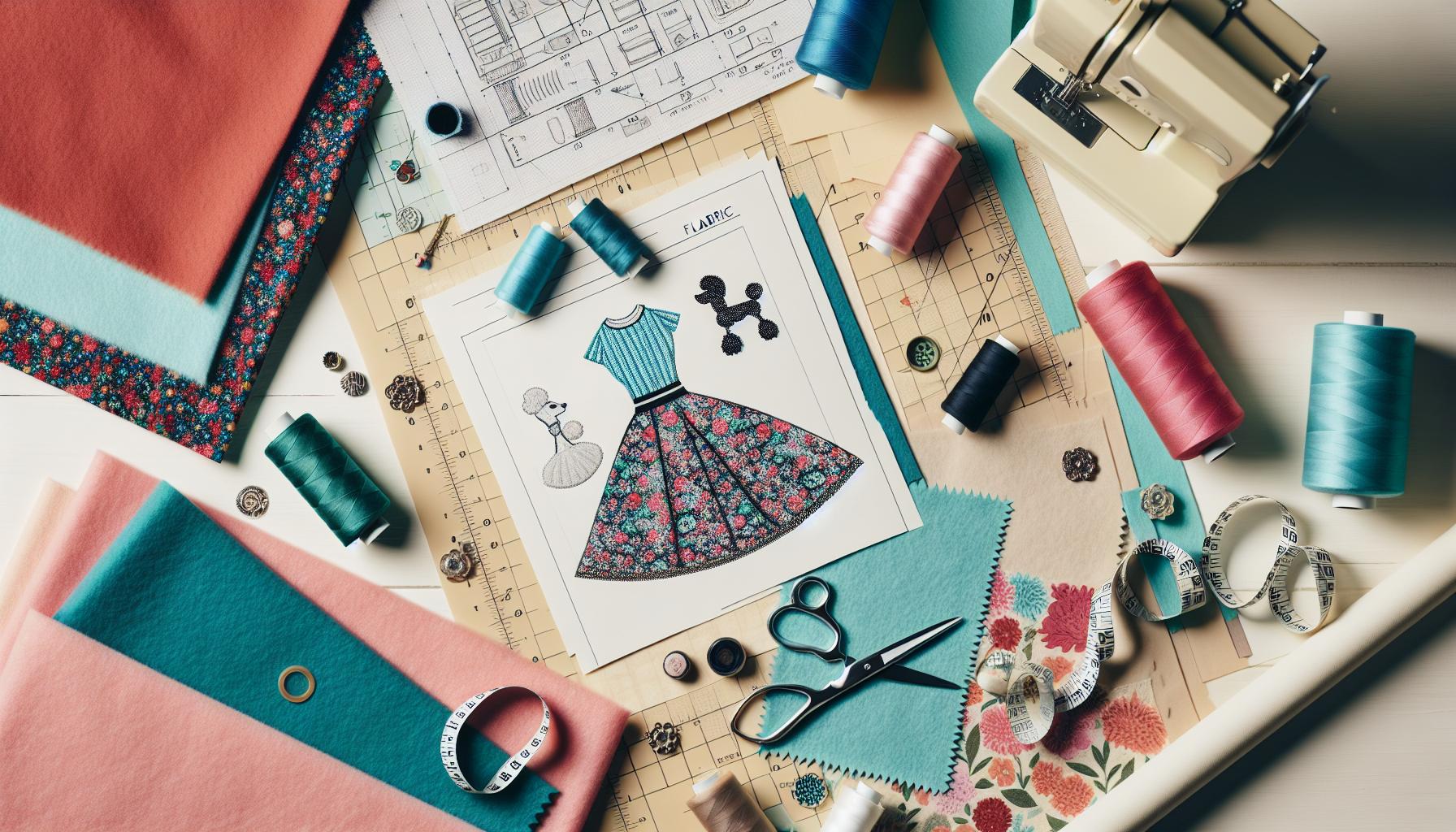 Choosing the Right Fabric for Your Poodle Skirt
