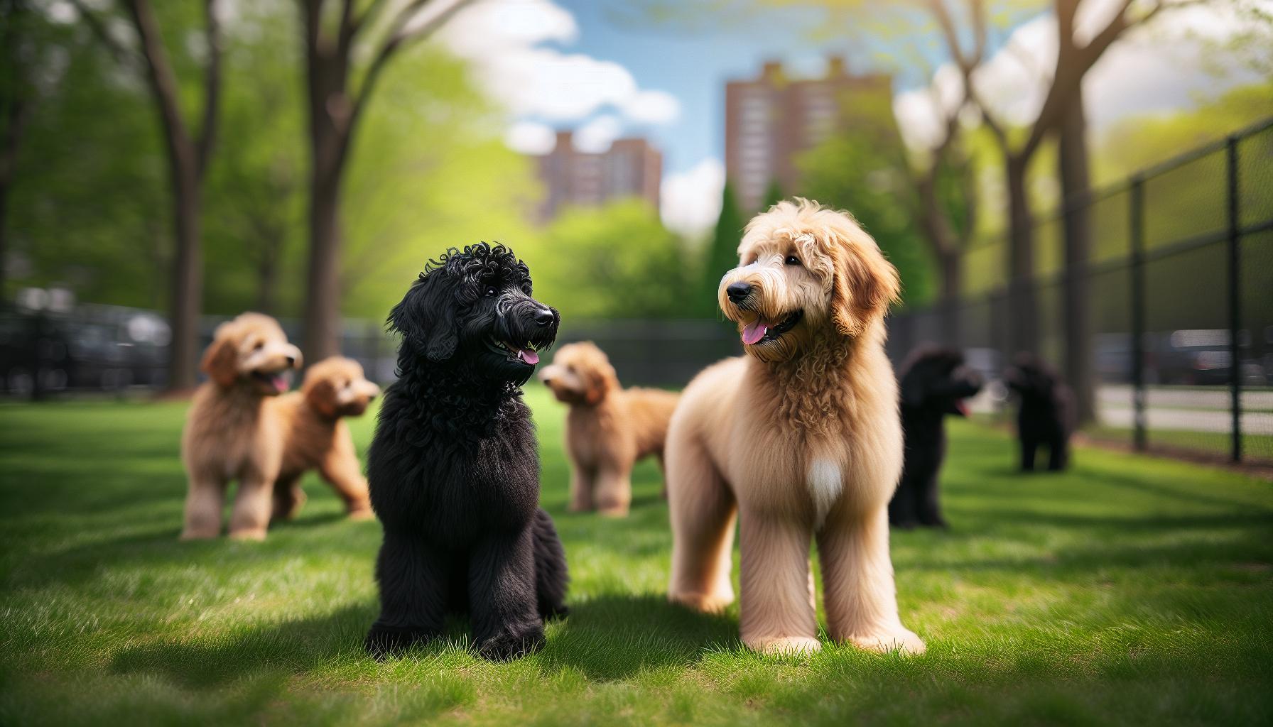 Comparing Black Labradoodles to Other Color Variations