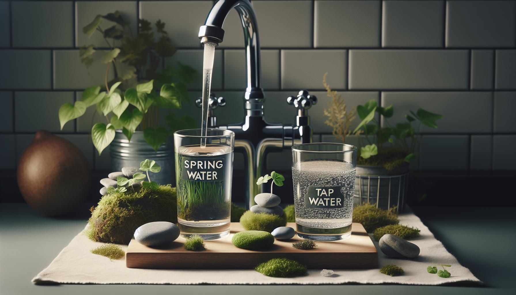 Comparing Spring Water with Tap Water