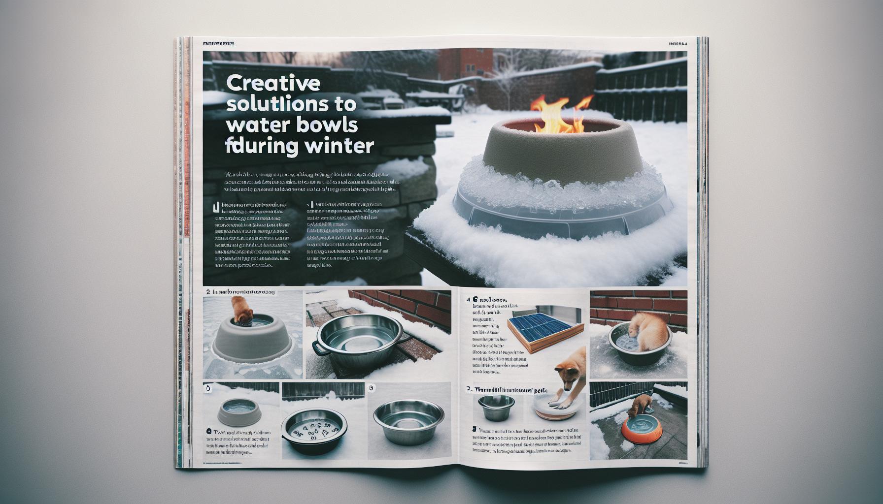 Creative Solutions to Prevent Freezing Water Bowls