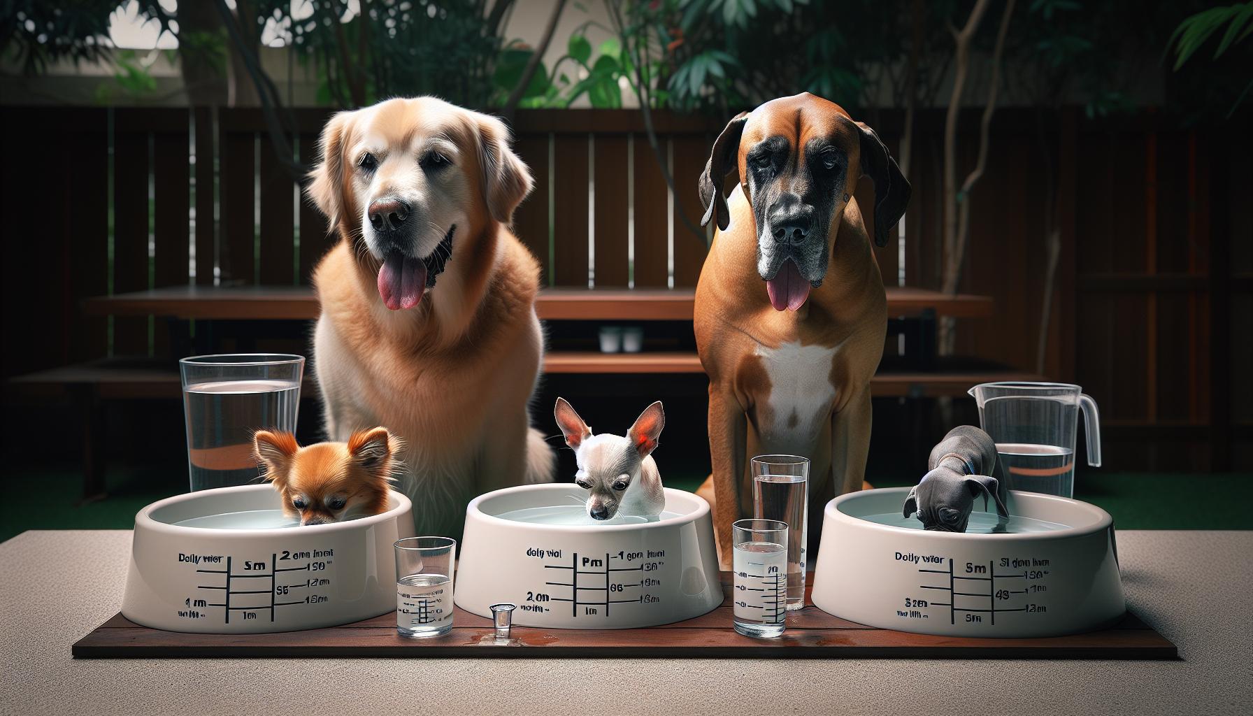 Daily Water Intake Guidelines for Different Breeds