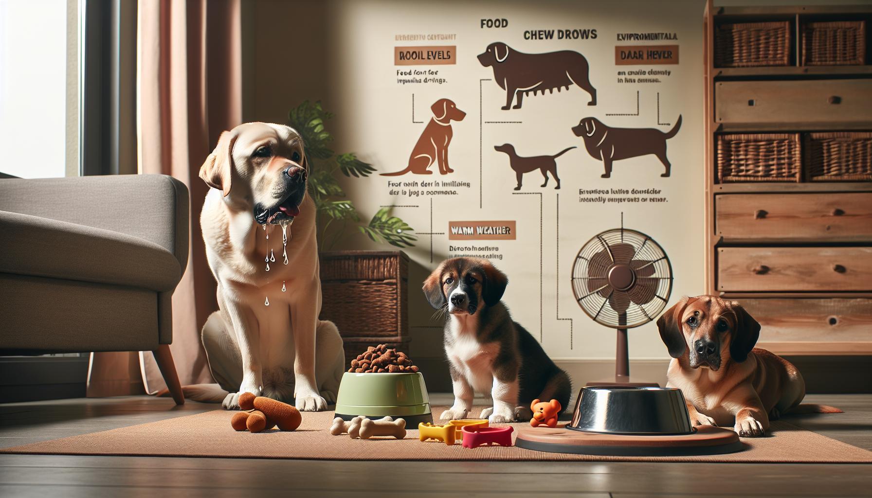 Factors Influencing Drool Levels in Dogs