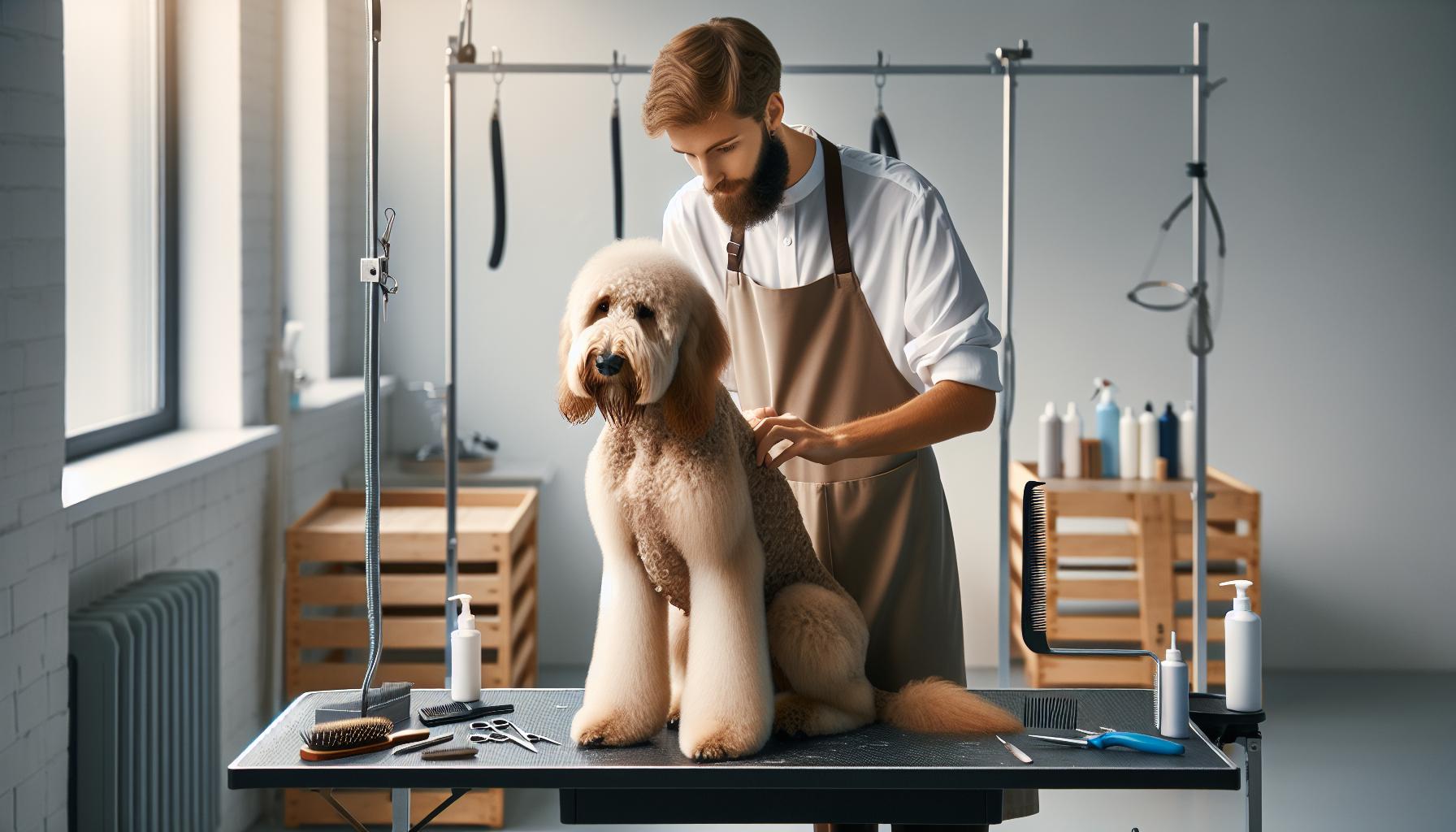Grooming Techniques for Straight-Coated Labradoodles