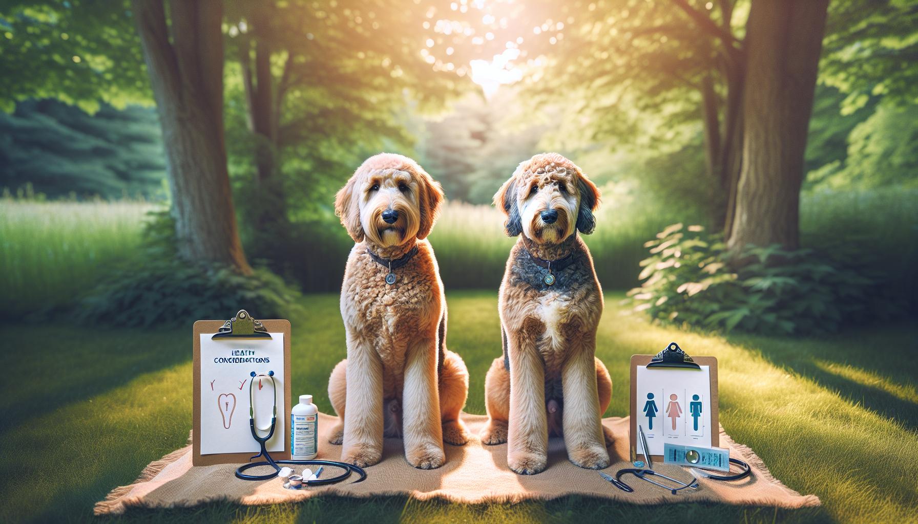 Health Considerations for Male vs. Female Labradoodles