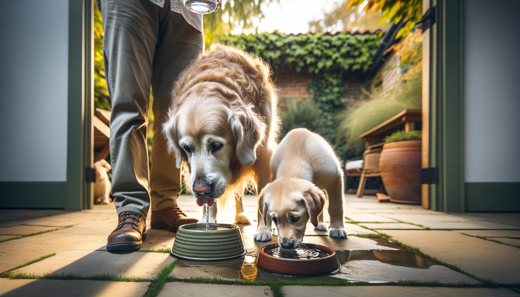 How Aging Affects Your Dog's Water Needs