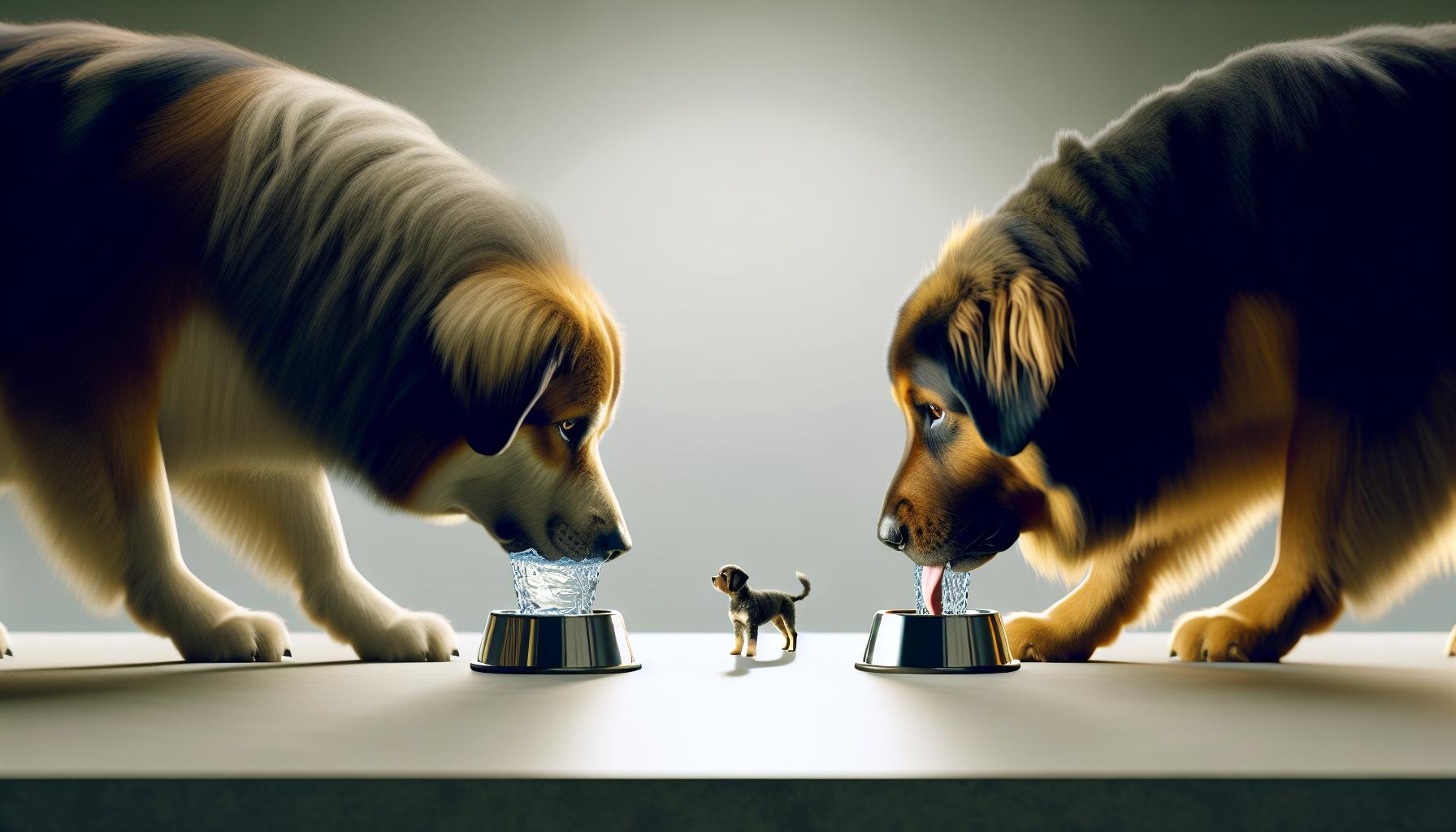 How Breed Size Affects Water Consumption