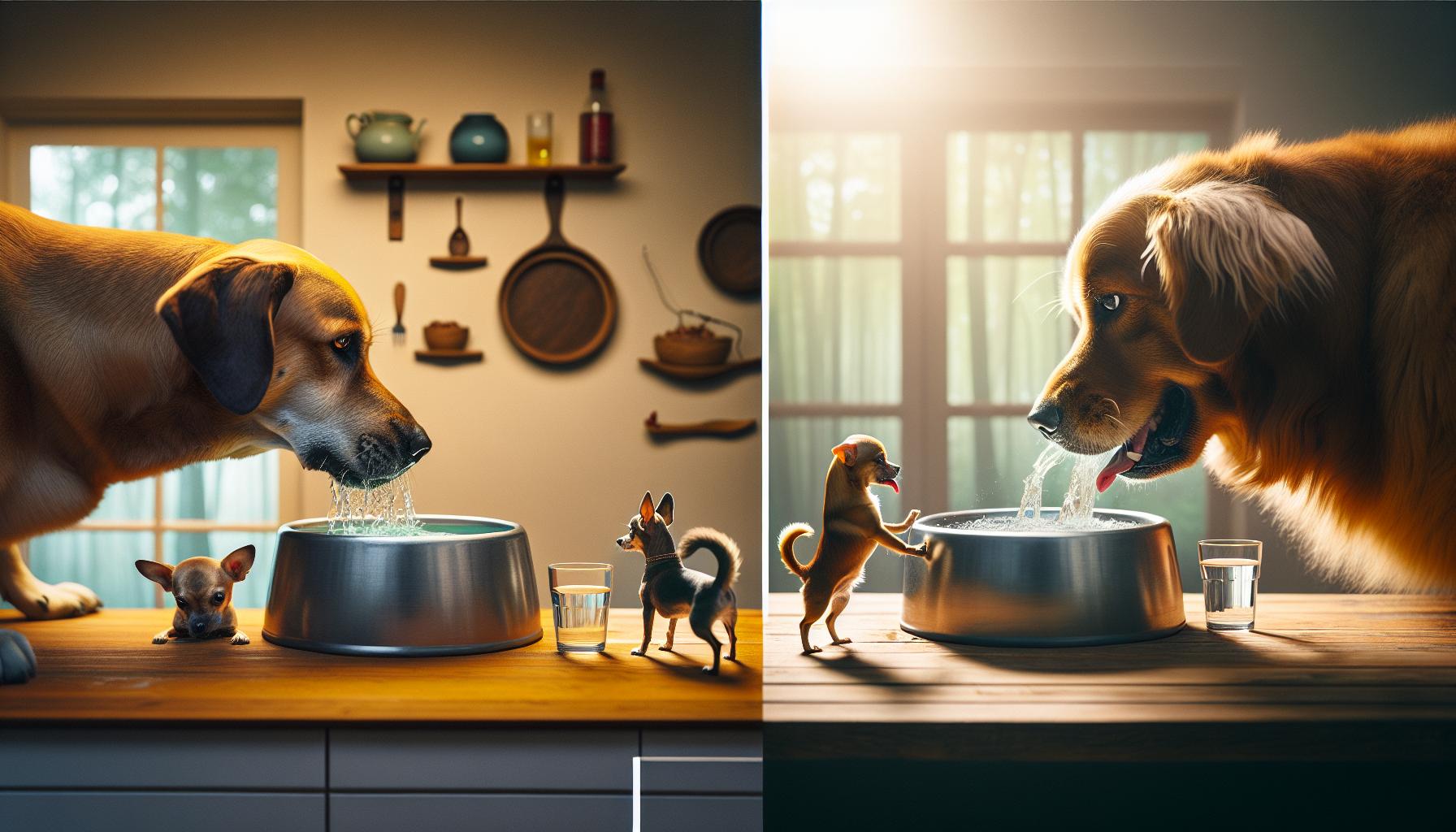 The Impact of Dog Size on Drinking Sounds