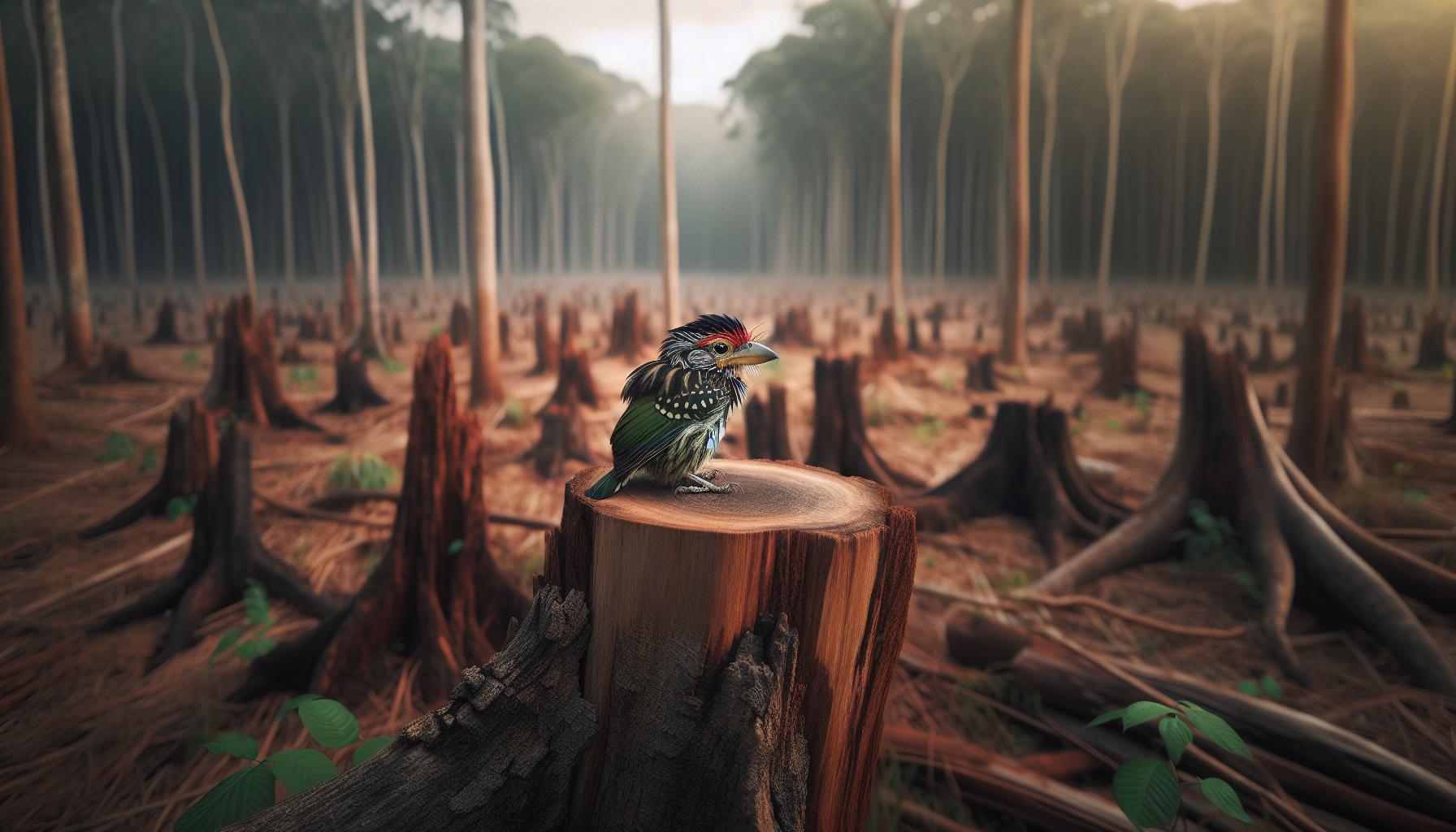 Impact of Habitat Loss on Barbet Populations