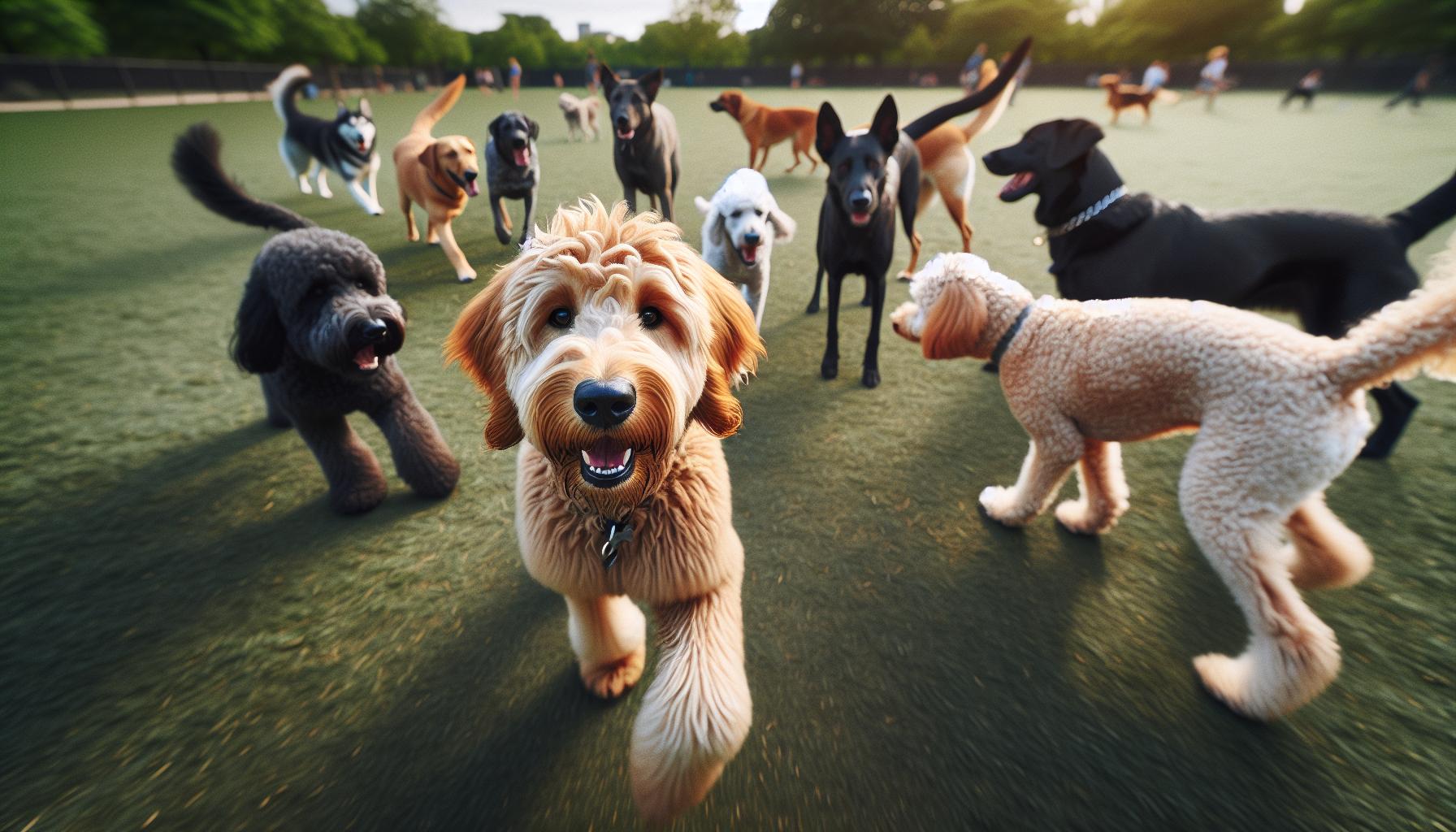 Are Labradoodles Naturally Friendly With Other Dogs?