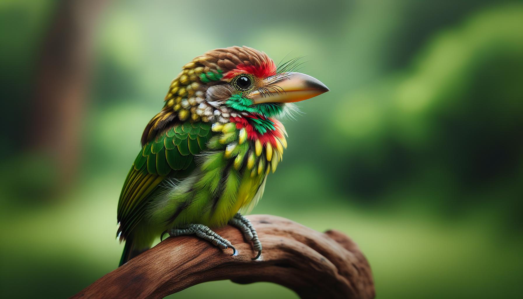 Physical Characteristics of the Barbet: Size and Appearance