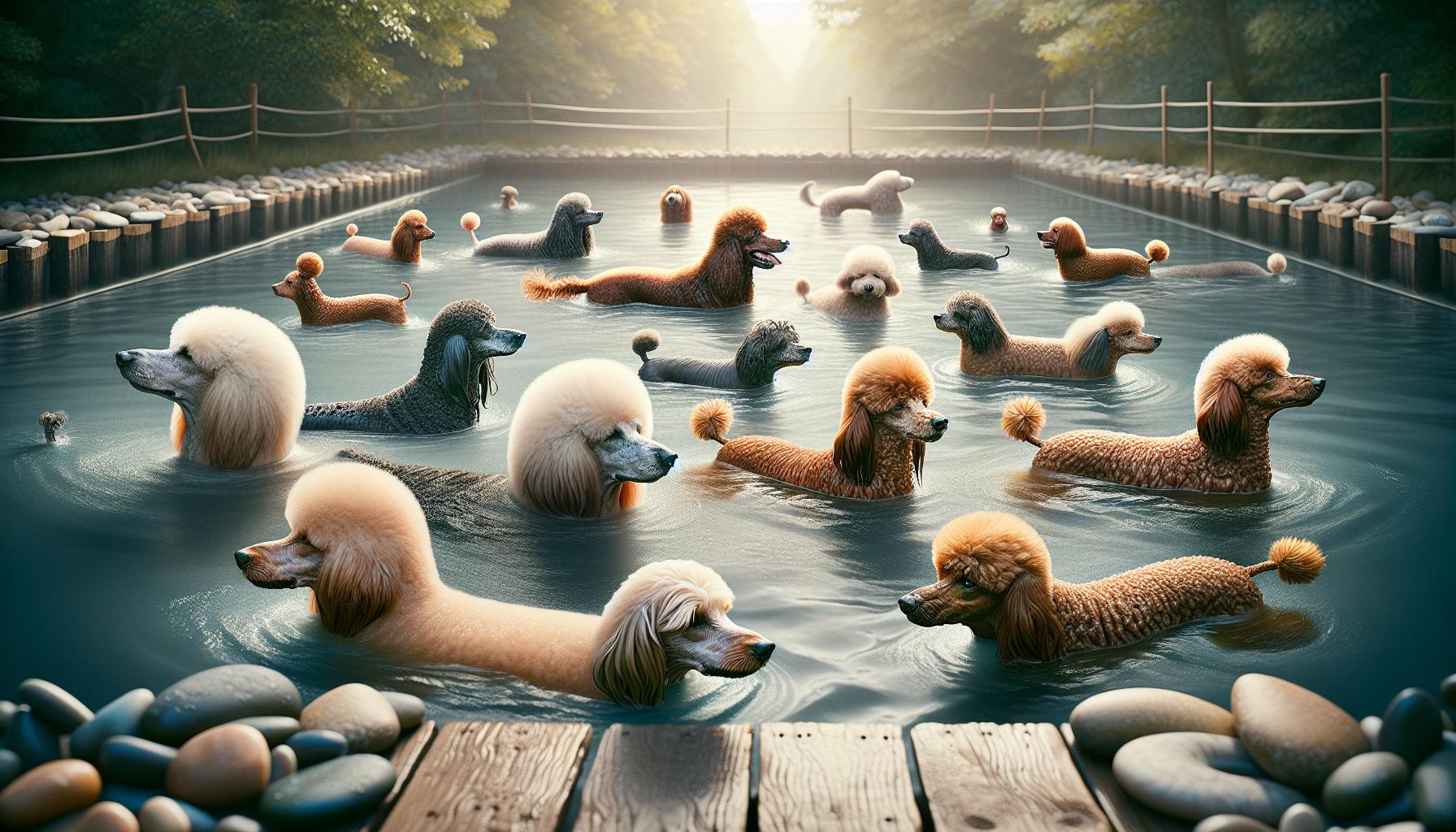 Poodle Coat Types: Impact on Swimming Ability