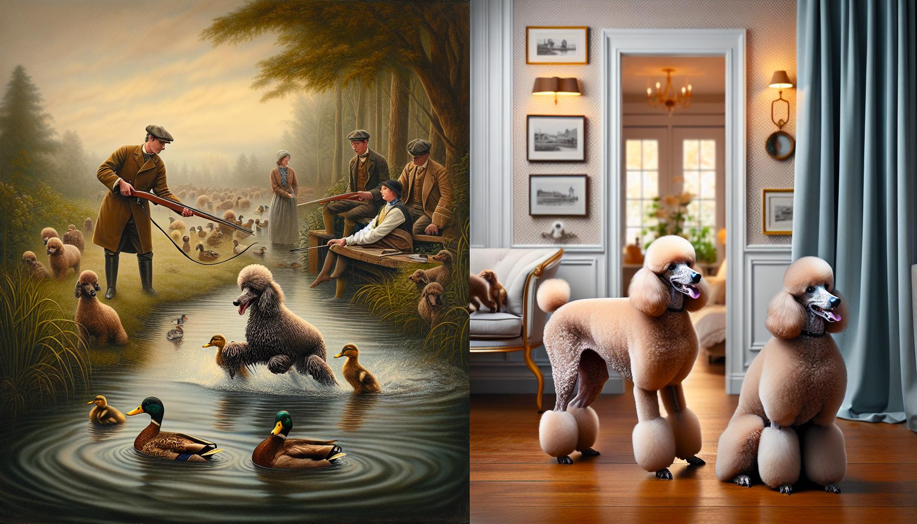 The Poodle's Evolution: From Water Dog to Companion