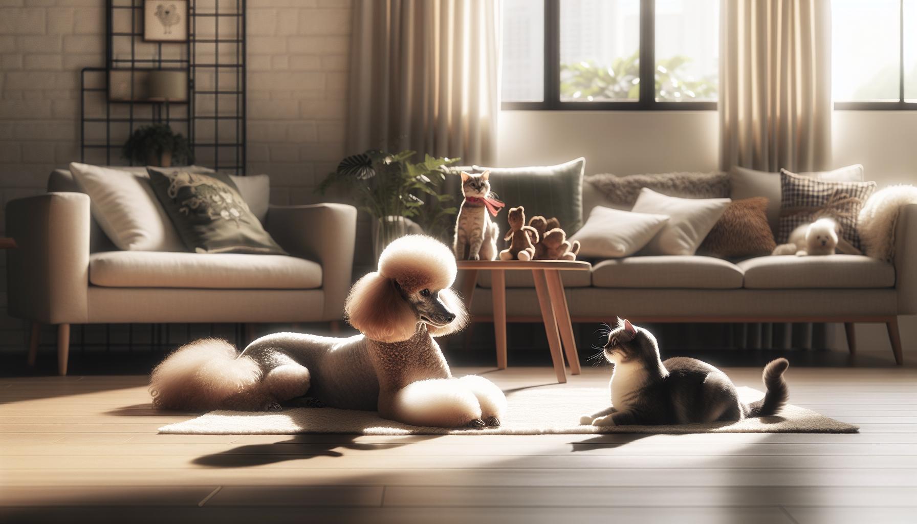 Are Poodles Naturally Friendlier with Cats?