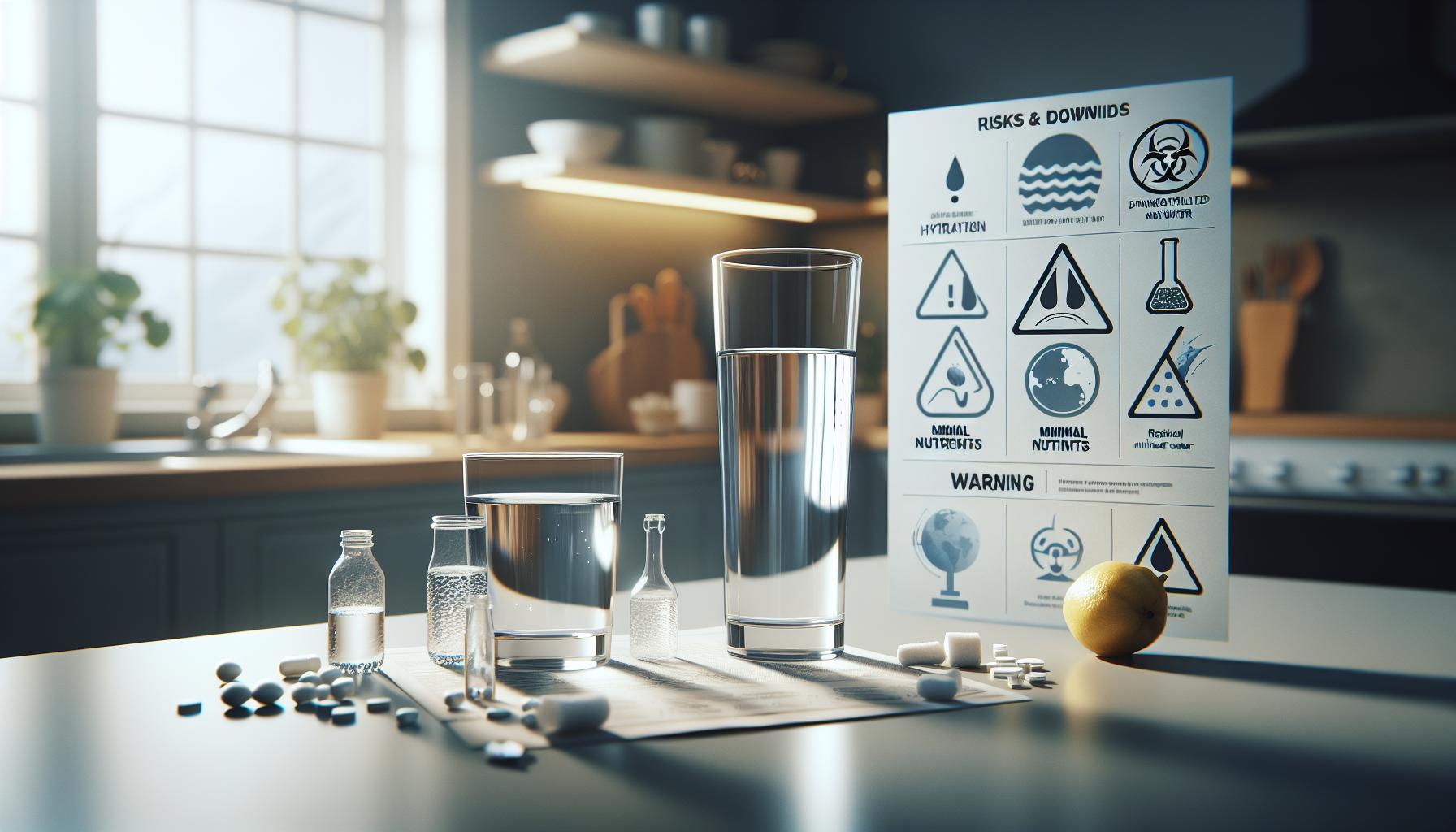 Risks and Downsides of Drinking Distilled Water