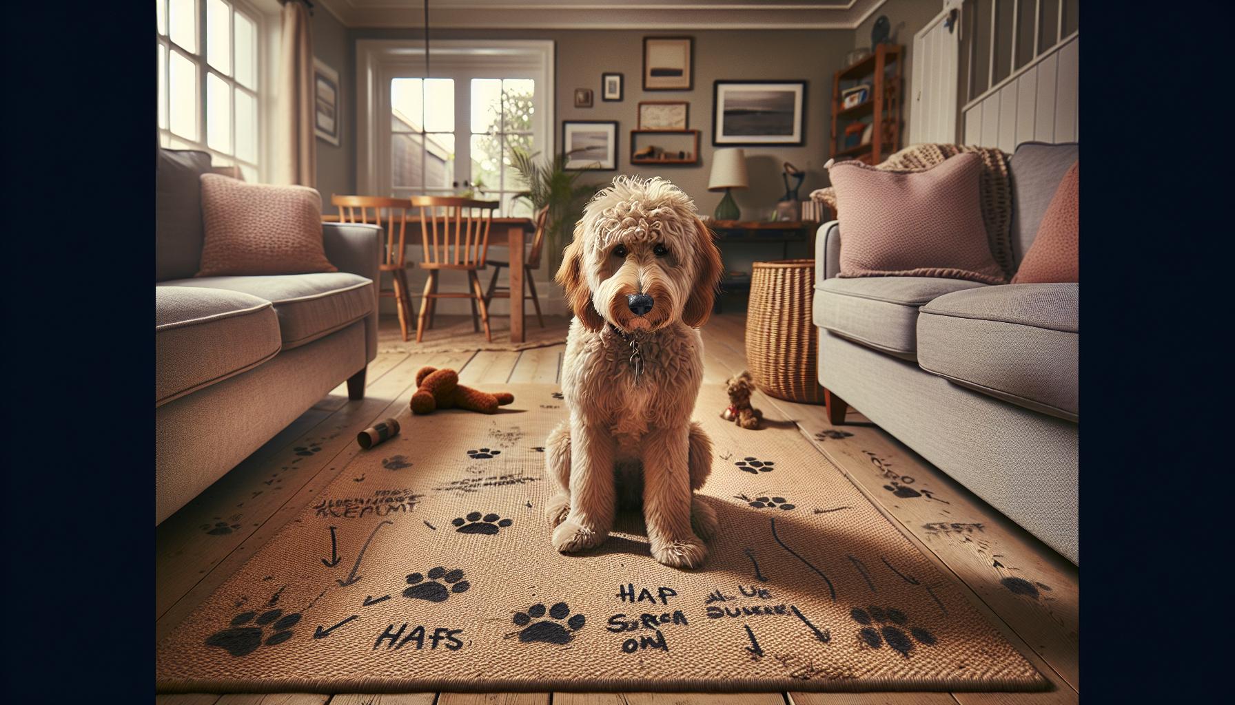 Signs Your Labradoodle is Anxious When Left Alone
