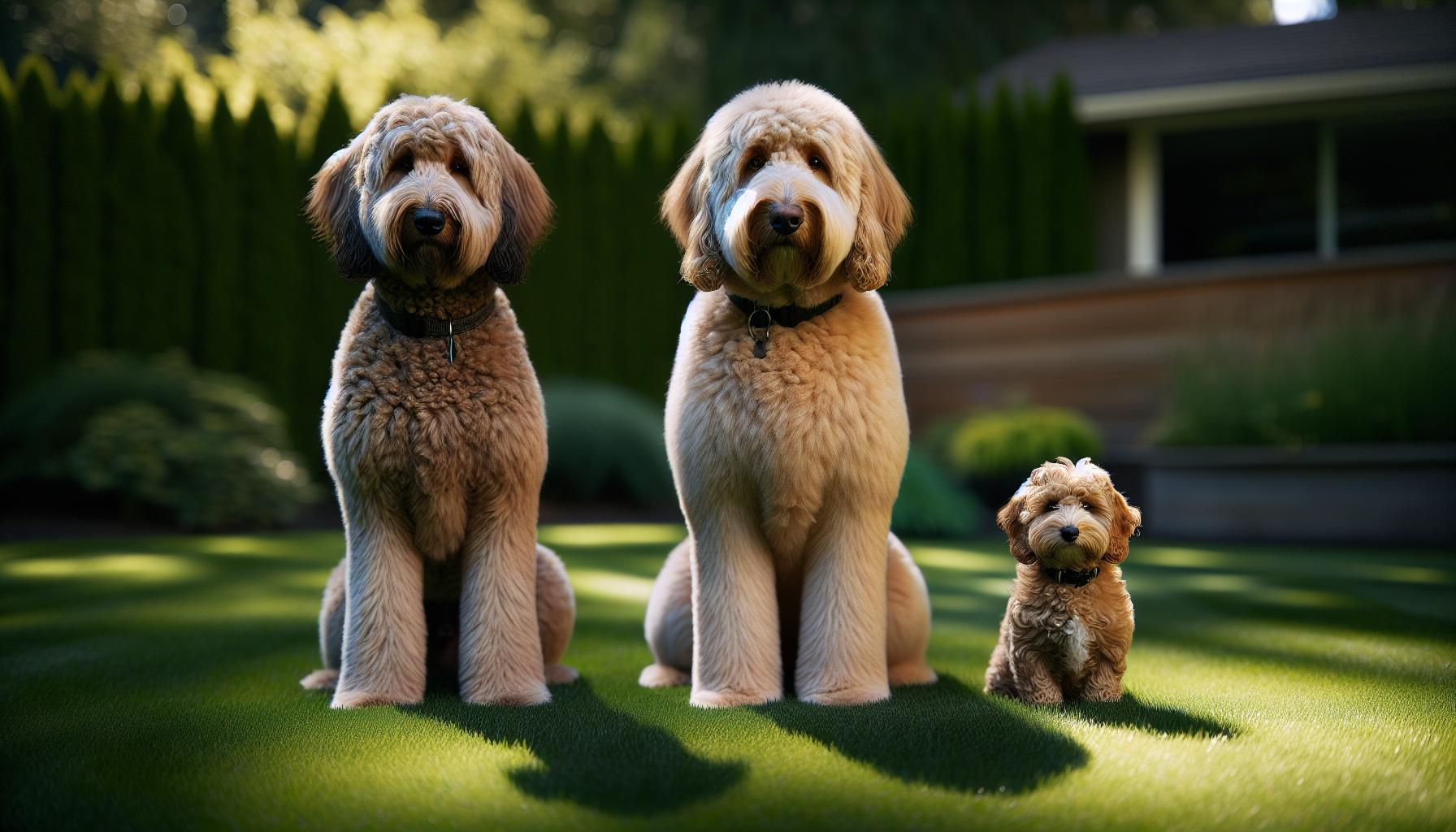 Standard vs. Mini Labradoodle: Size Comparisons