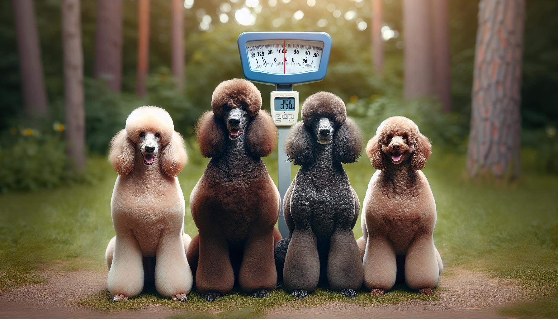 Understanding the Average Weight of Standard Poodles